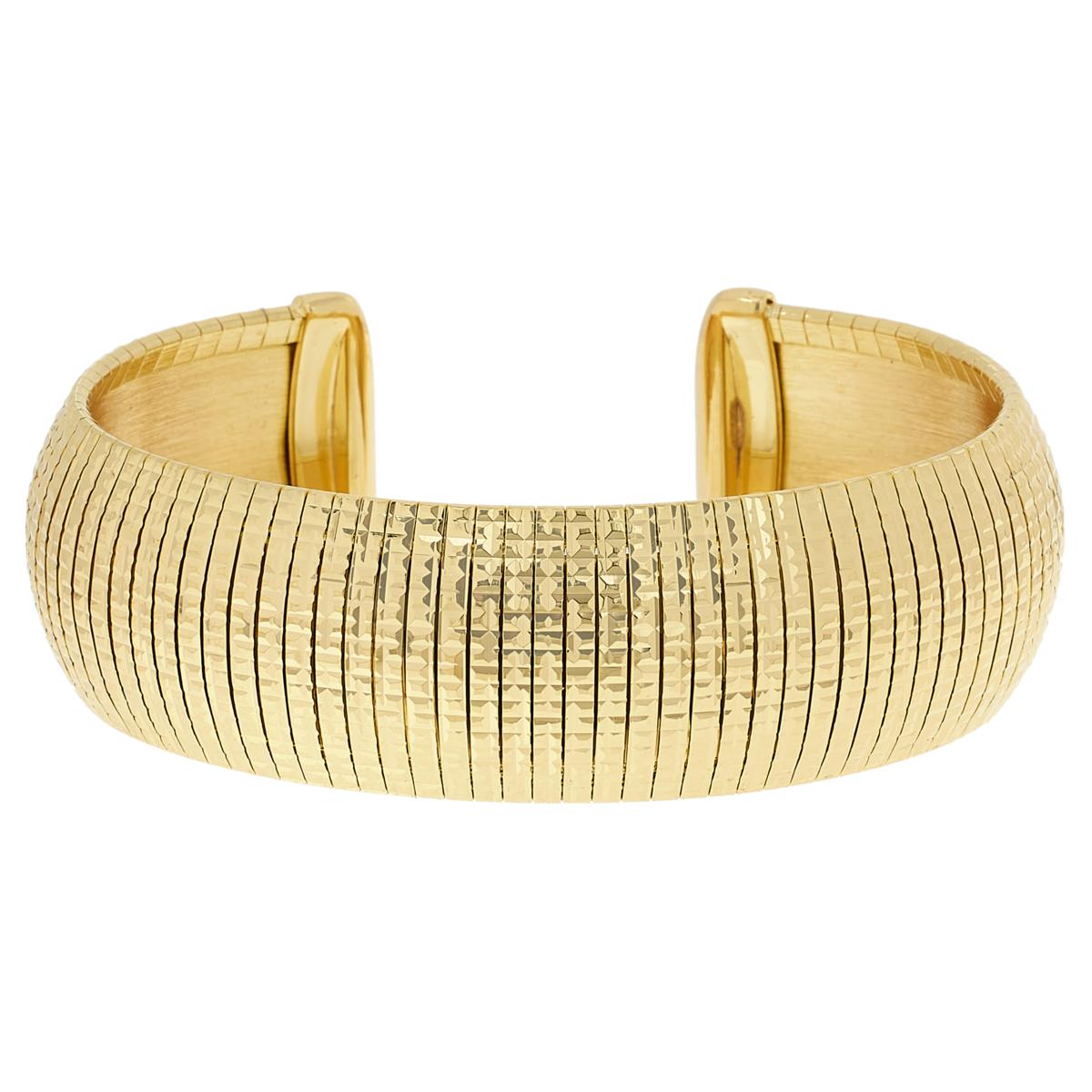 Bellezza Bronze Cleopatra Bangle Cuff - 22249384 | HSN