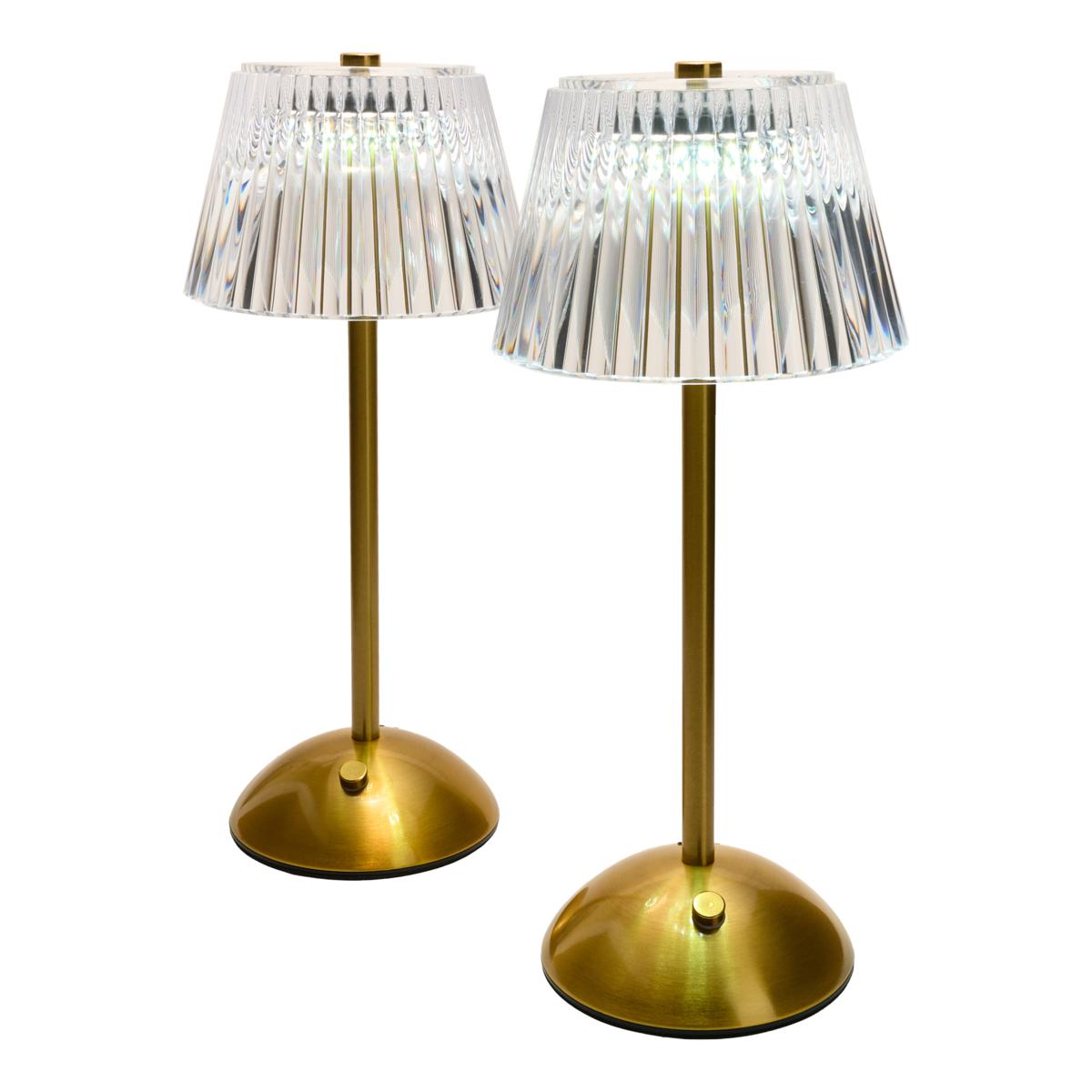 Bell+Howell 2-pack Rechargeable Lamps with Touch Control