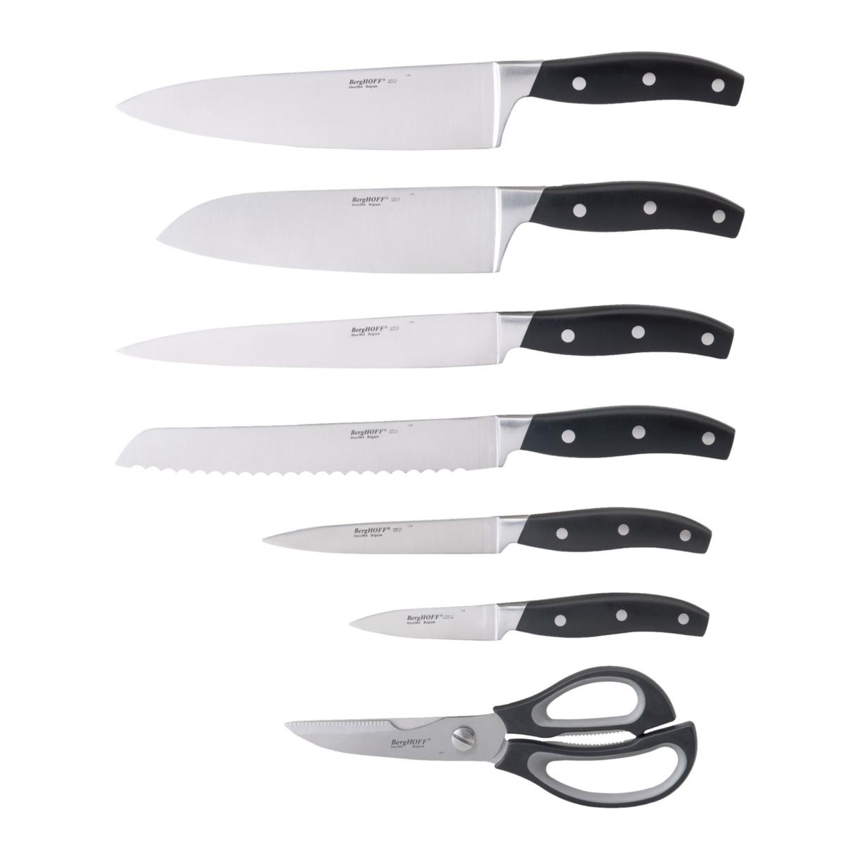 BergHOFF 8-piece Stainless Steel Cutlery Set with Block | HSN