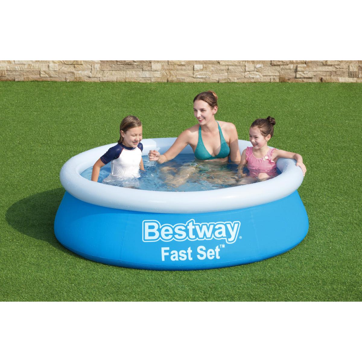 Bestway Fast Set 6' x 20" Round Inflatable Pool - 20383316 | HSN
