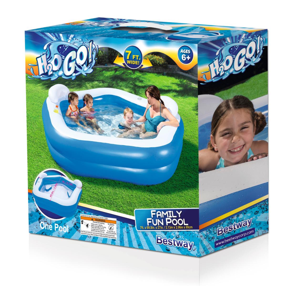 Bestway high quality H2Ogo Large 7ft Inflatable Pool