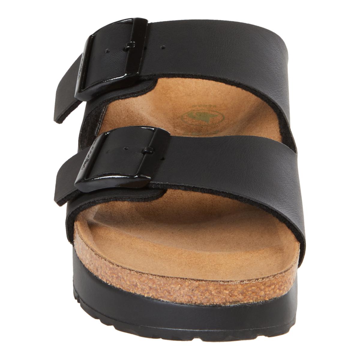 Birkenstock arizona two strap hot sale sandals black birko flor