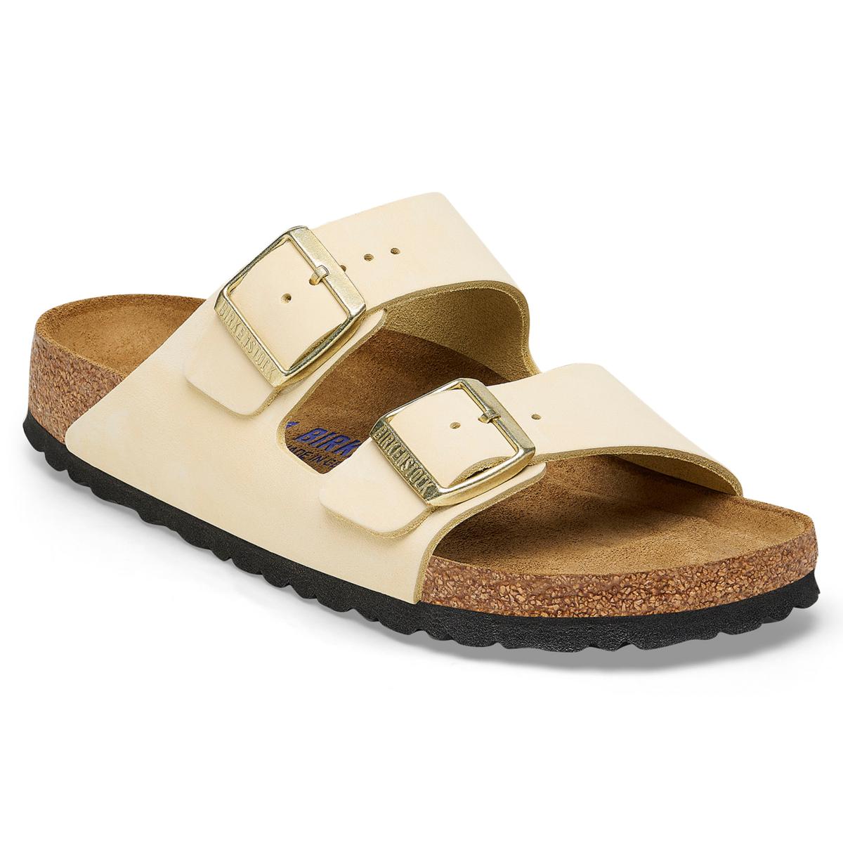 Birkenstock Arizona Soft Footbed Nubuck Leather Sandal 21654009