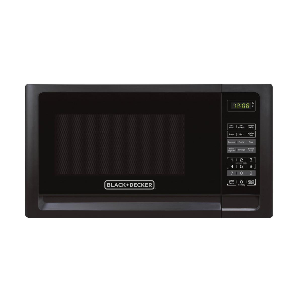 Black Decker EM720CFOB 0.7 Cu. Ft. Digital Microwave Black