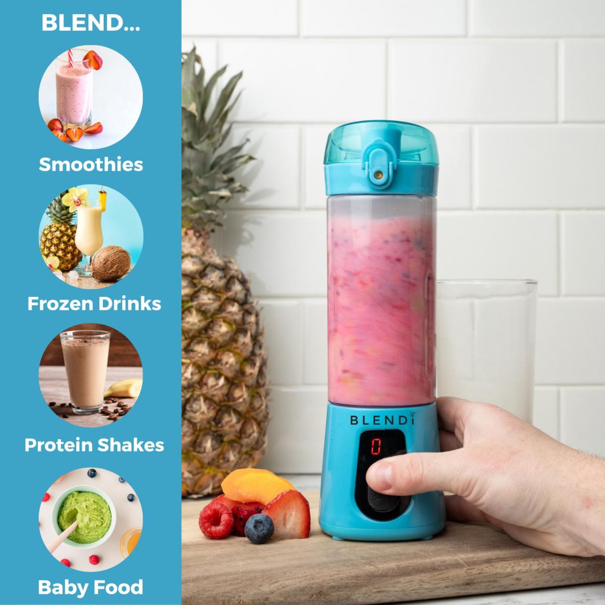 BLENDi Pro+ Portable Blender Turquoise 23484116 HSN
