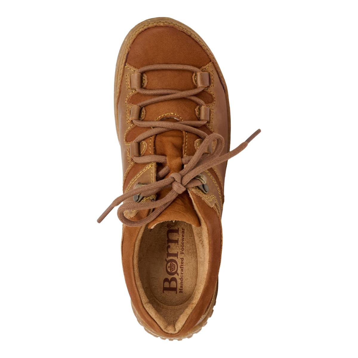 Born Brown Leather Lace-Up Men\'s Casual Comfort Sneakers Size 14 Rubber Outsole Amazon.com | BORN Men main image 2