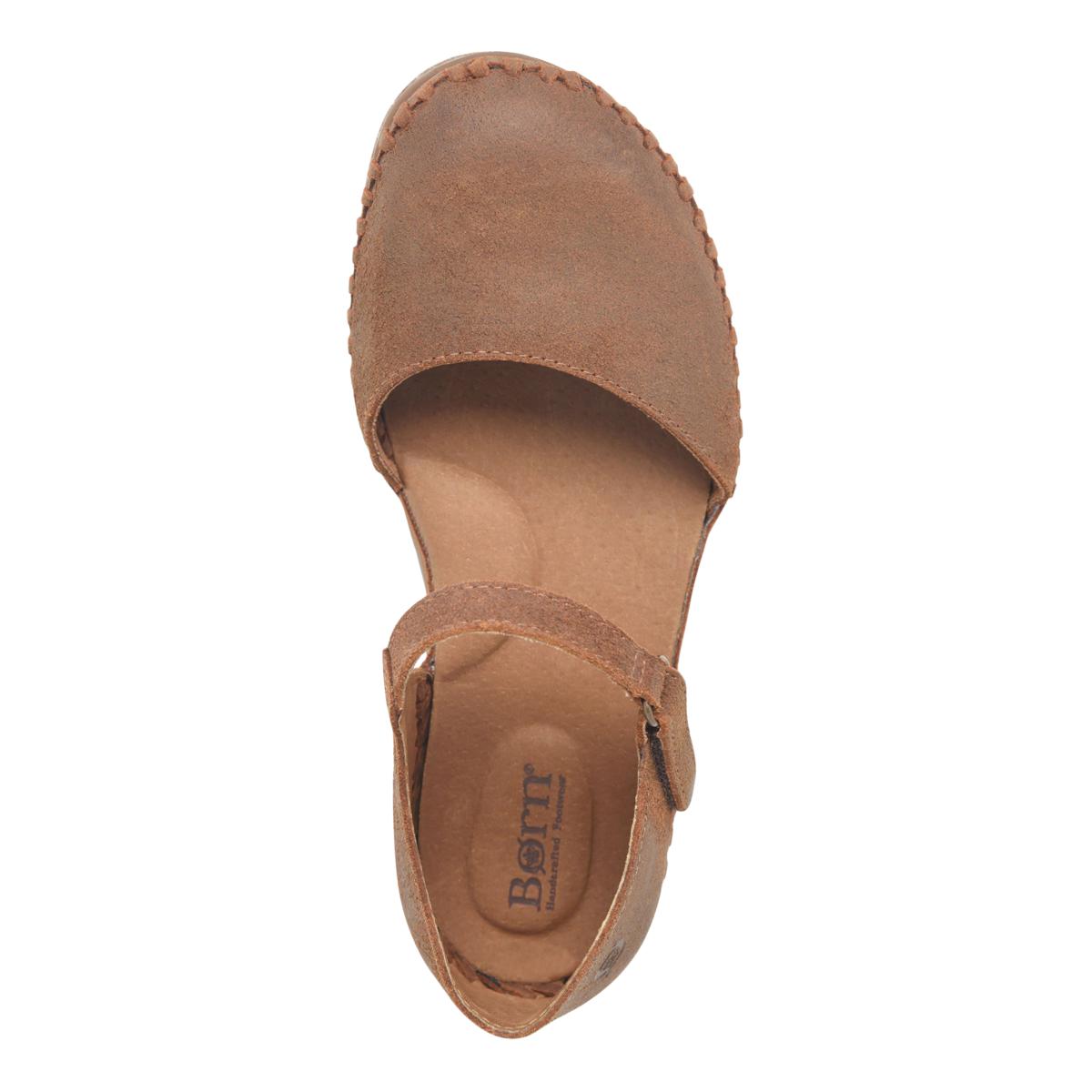 Born® Ela 2-piece Quarter Strap Wedge | HSN