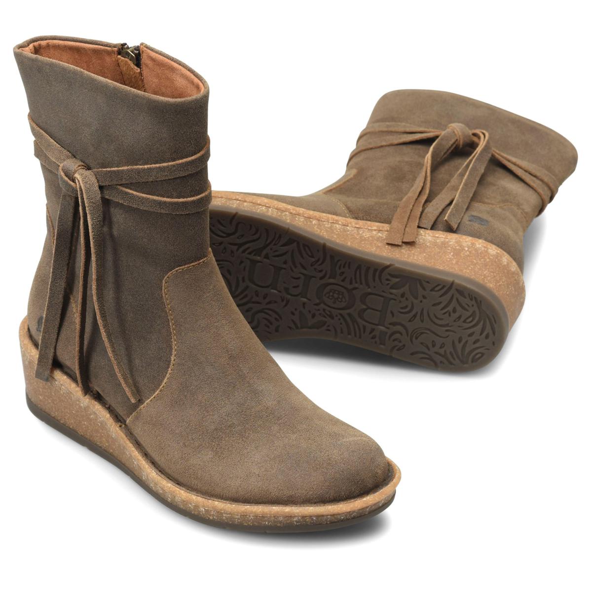 ダウンジャケット・コート Jimson Suede Wedge Boots Wedge Boots – Plum Bottom