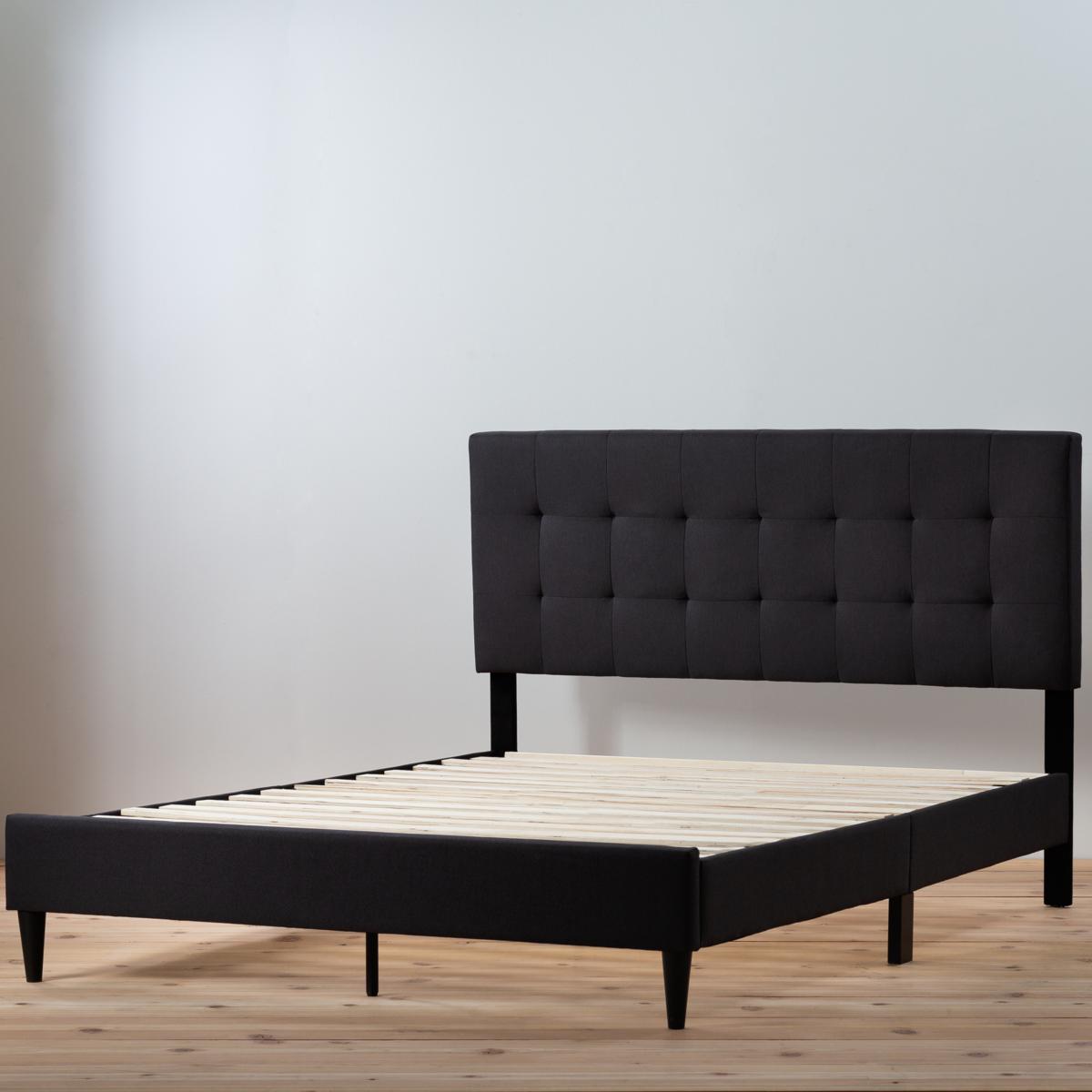 extra long twin upholstered bed