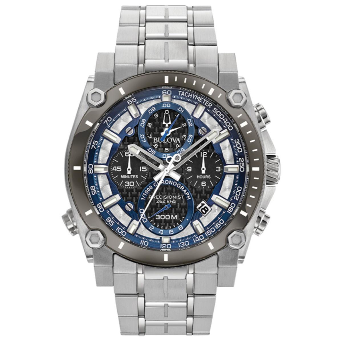 Bulova precisionist leather clearance band