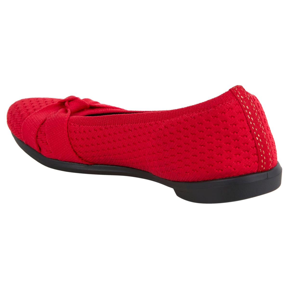 BZees® Kissed Bow Ballerina Flats - 23222369 | HSN