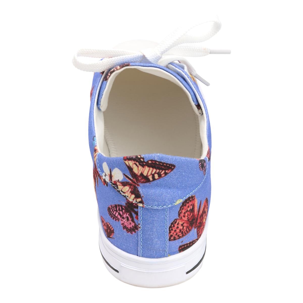 C Wonder Printed Cotton Canvas Sneaker | HSN