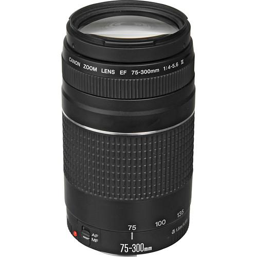 Canon EF 75-300MM F/4-5.6 III AF Lens - 9131109 | HSN