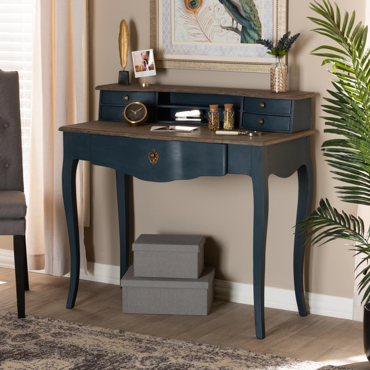 Celestine Accent Writing Desk 9903535 HSN