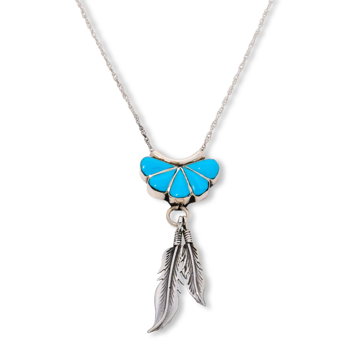 Turquoise Oxidized Sterling buy Silver 27 Inch Necklace