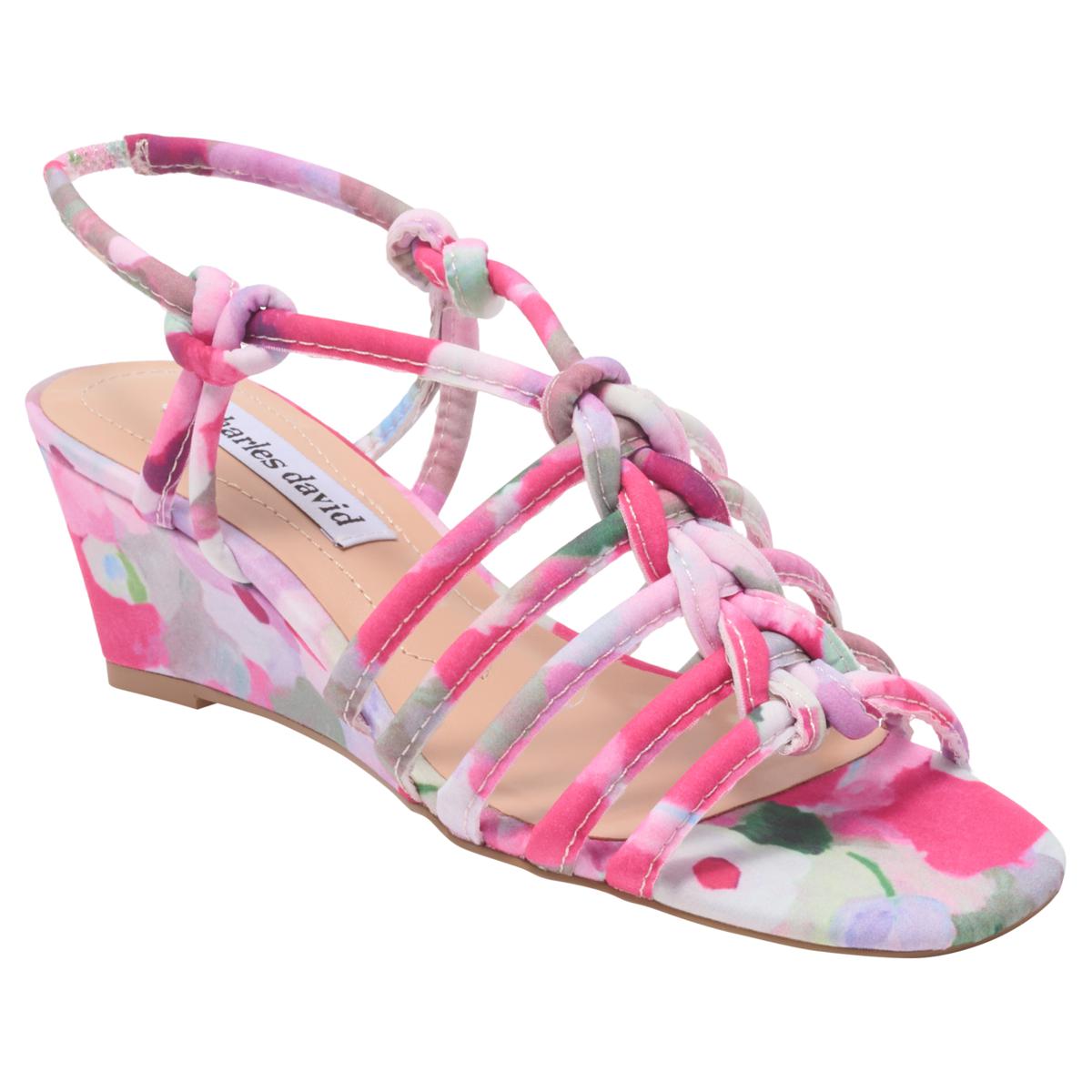 Charles by Charles David Aisles Open Toe Wedge Sandal | HSN