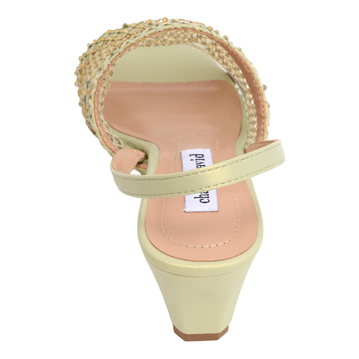 Charles by Charles David Aneah Rhinestone Open Toe Wedge Sandal | HSN