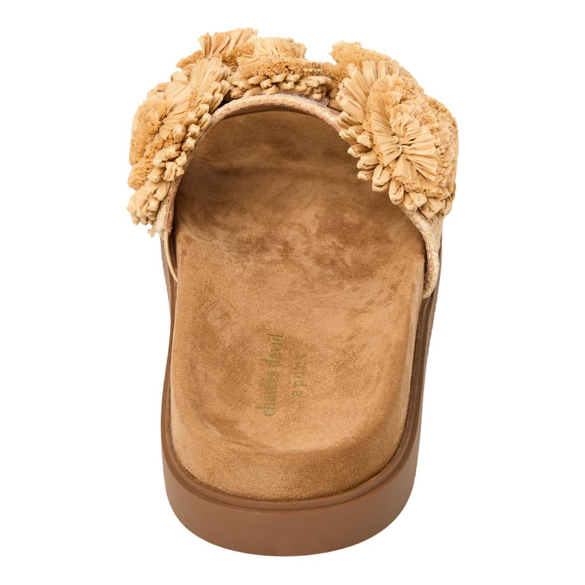 Charles by Charles David Palms Pompom Slide Sandal