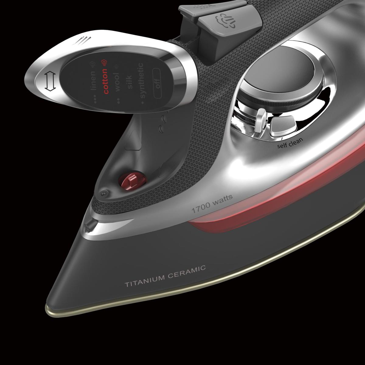 イヴィロン(Eviron) CHI Electronic Iron with Retractable Cord - 8830529 | HSN