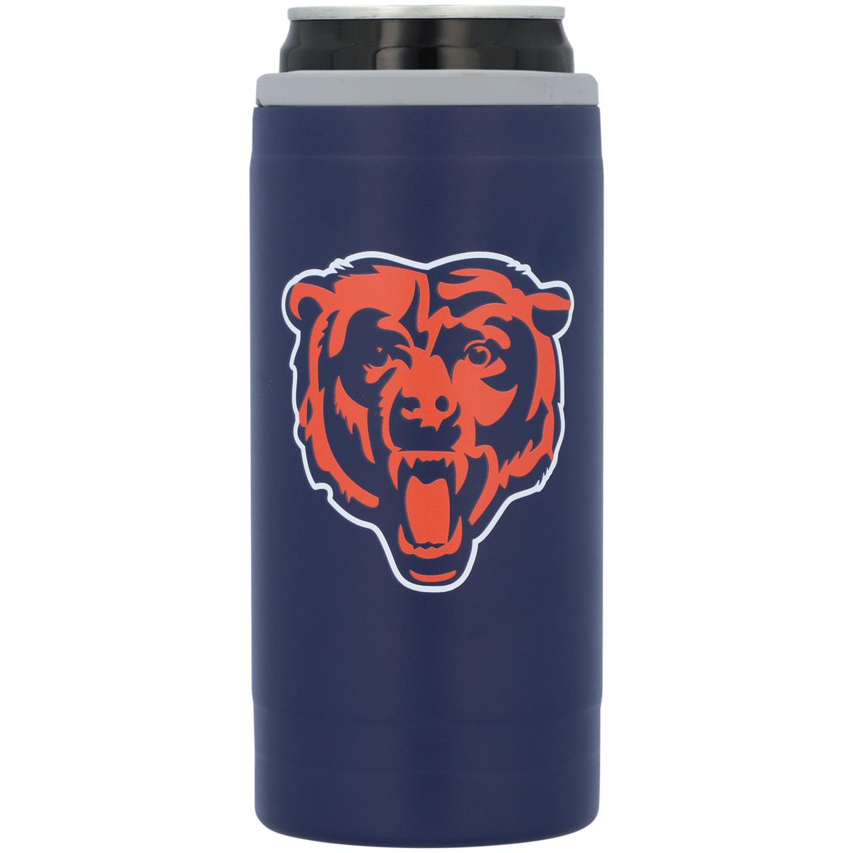 Chicago Bears Flipside Powder Coat Slim Can Coolie