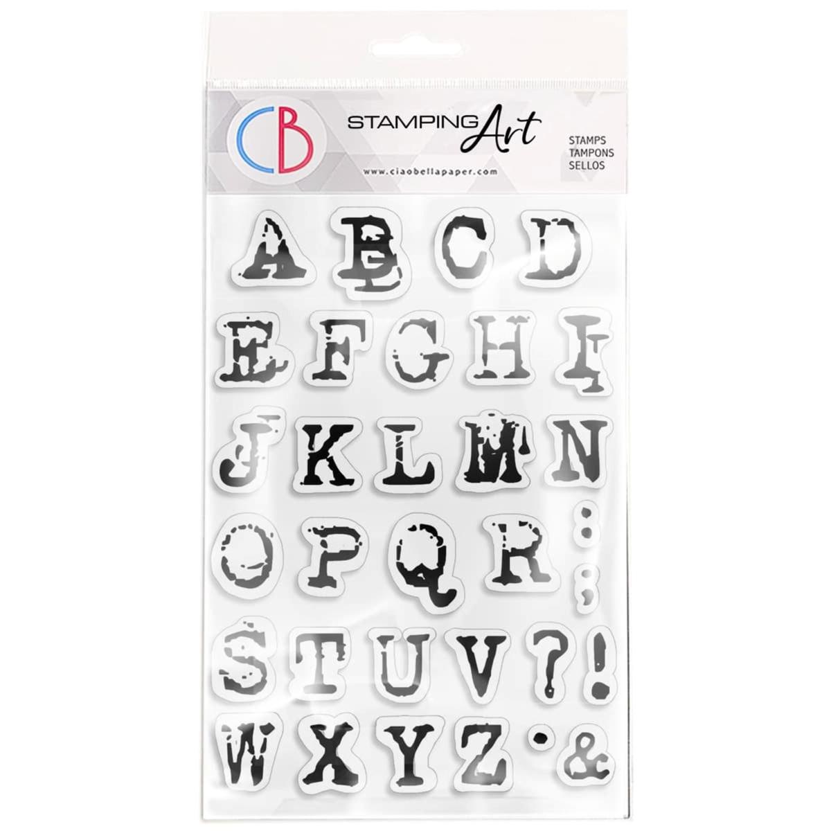 Clear-View Alphabet Stamps - Uppercase