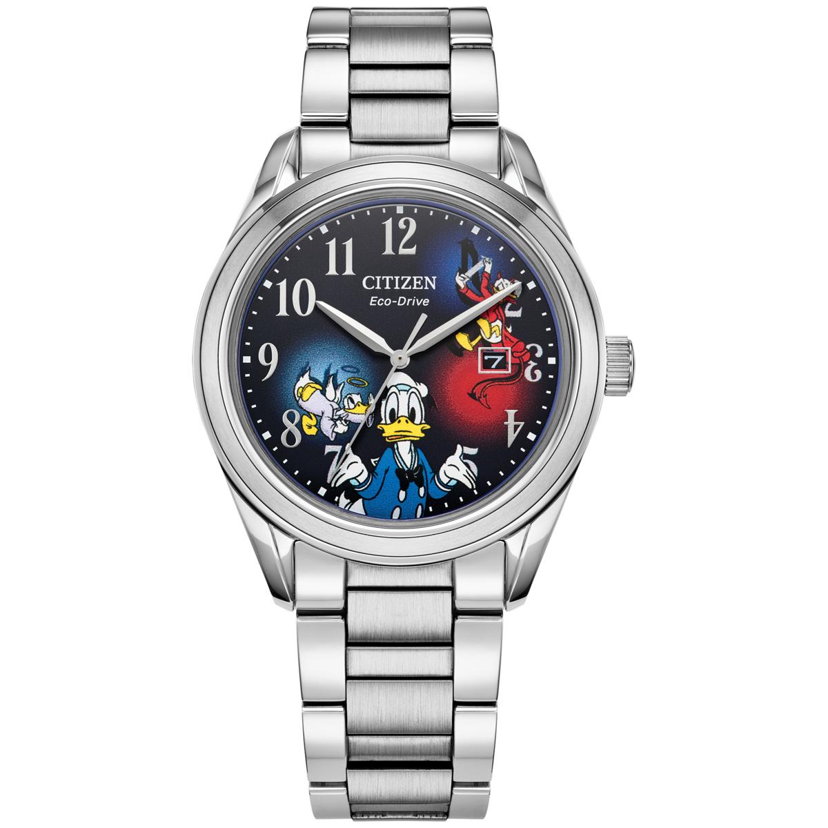 Citizen Donald Duck Watch & Pin 90th Anniversary Limited Edition Set ...