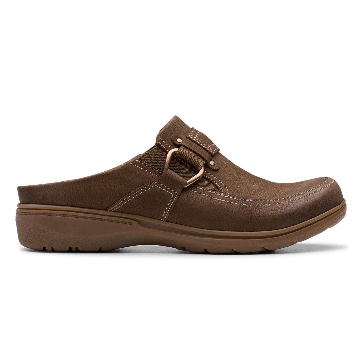 Clarks Collection Carleigh Viola Nubuck Leather Casual Mule | HSN Clarks Collection Carleigh Viola Nubuck Leather Casual Mule | HSN
