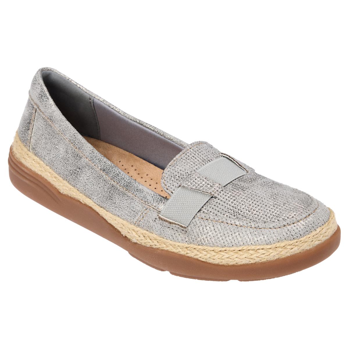 Clarks Collection Elaina Echo Heritage Casual Leather Slip-On Shoe