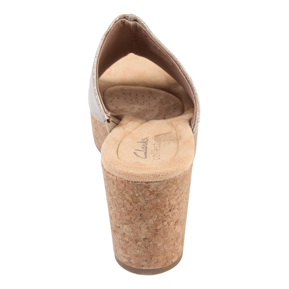 Clarks Collection Nerisa Vine Nubuck Wedge Sandal | HSN