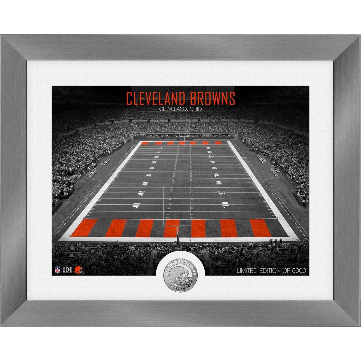 Cleveland Browns Art Deco Stadium Silver Coin Photo Mint