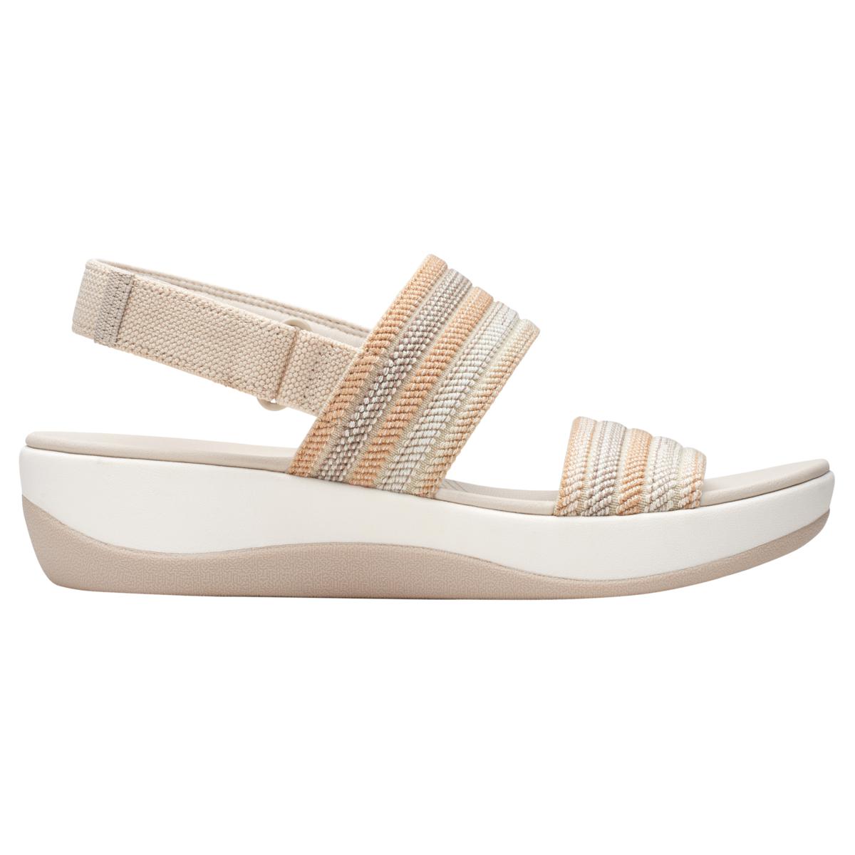 CLOUDSTEPPERS by Clarks Arla Stroll Textile Sandal 22064104 HSN