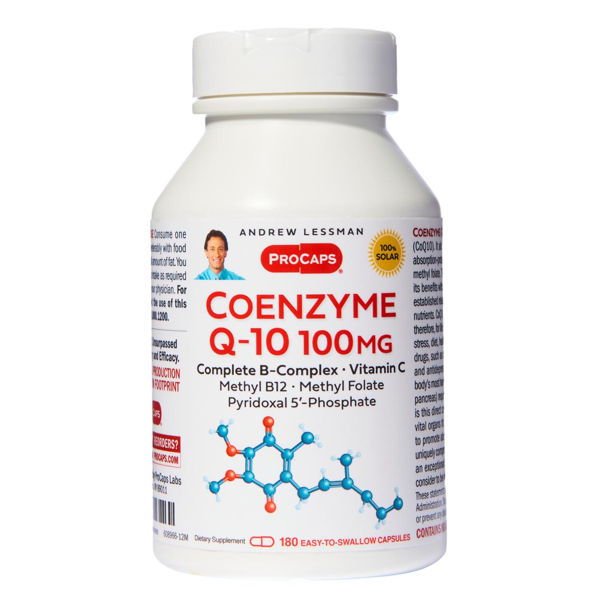 CoEnzyme Q-10 100 - 180 Capsules