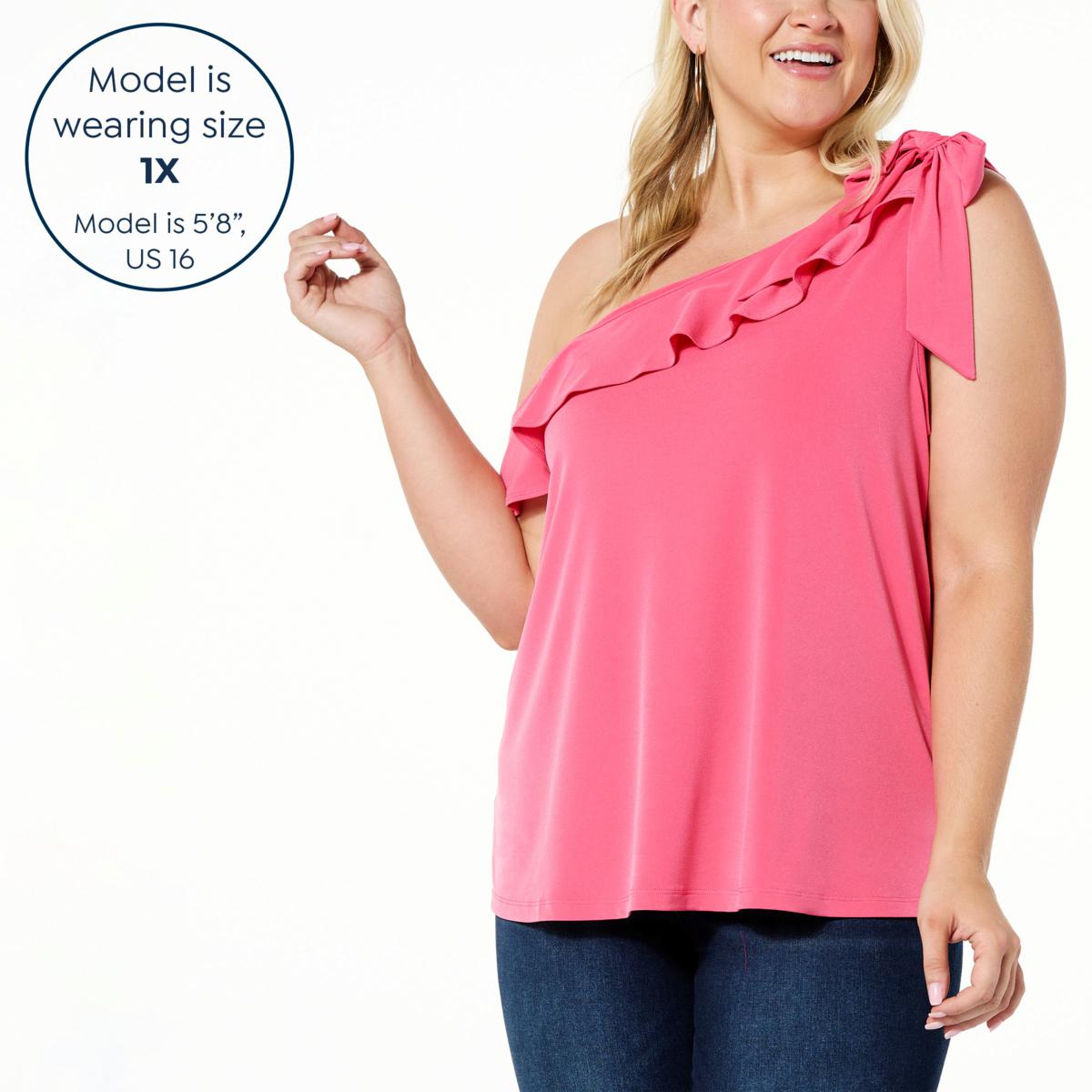Colleen Lopez Bow-Tie Shoulder Top - 20745359 | HSN