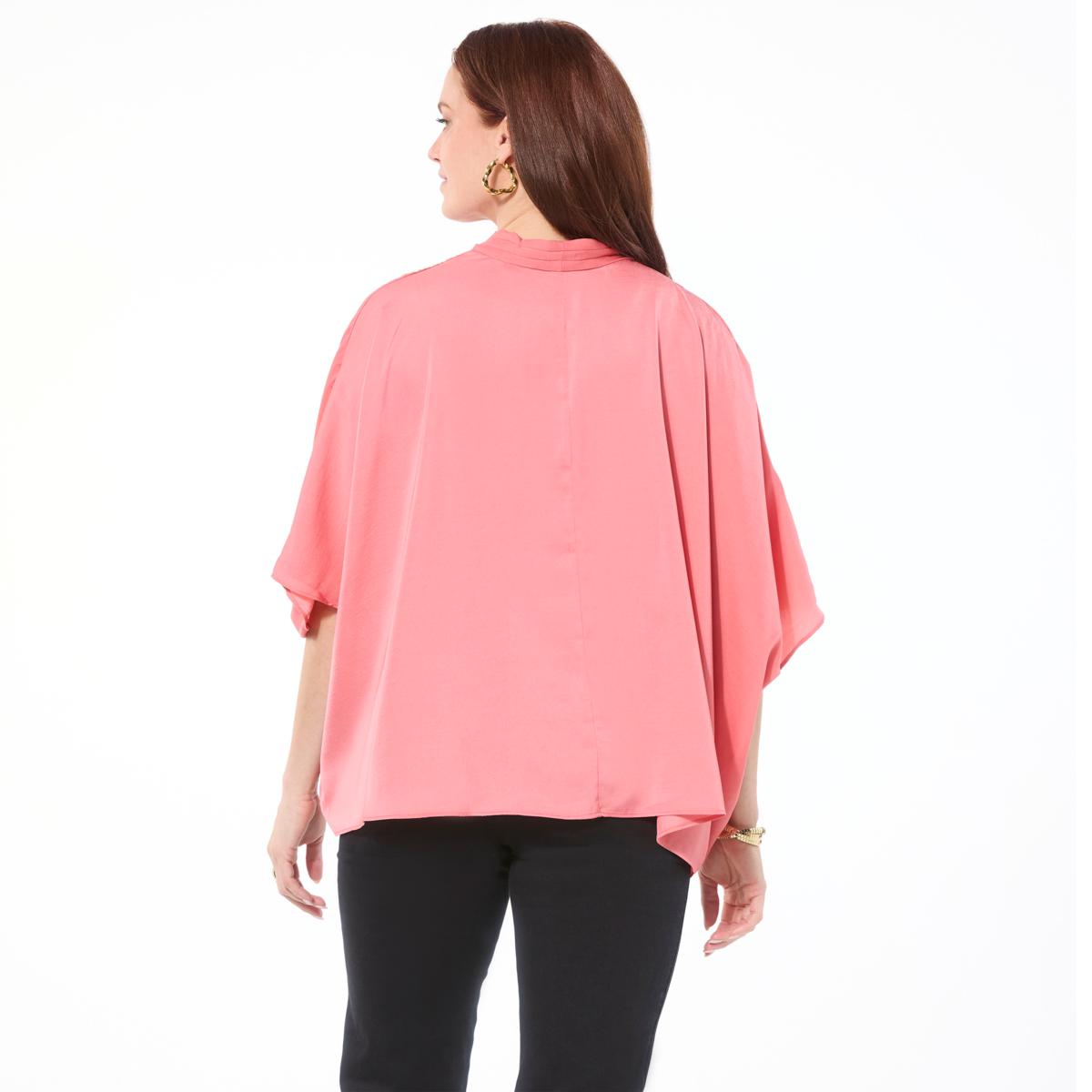 トップス mother FORME UVCUTCOOLTOUCH dolmansleeve Vince Camuto Luxe Crepe de Chine Boat Neck 3/4 Dolman Sleeve