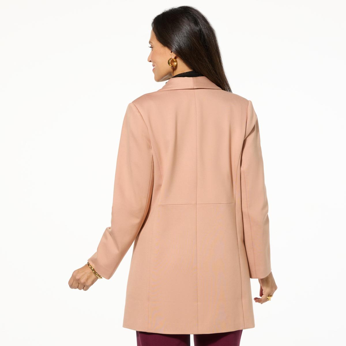 Colleen Lopez Double Breasted Ponte Knit Blazer - 23357999 | HSN Colleen Lopez Double Breasted Ponte Knit Blazer - 23357999 | HSN