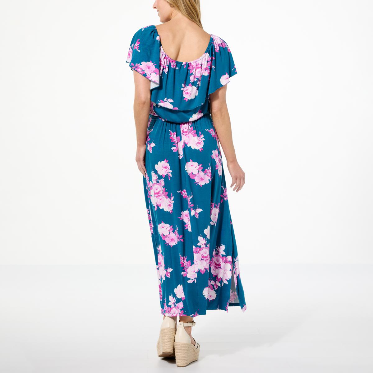 knee length pink dress Short A-Line Dress By Poly USA Poly S / Blush main image 1