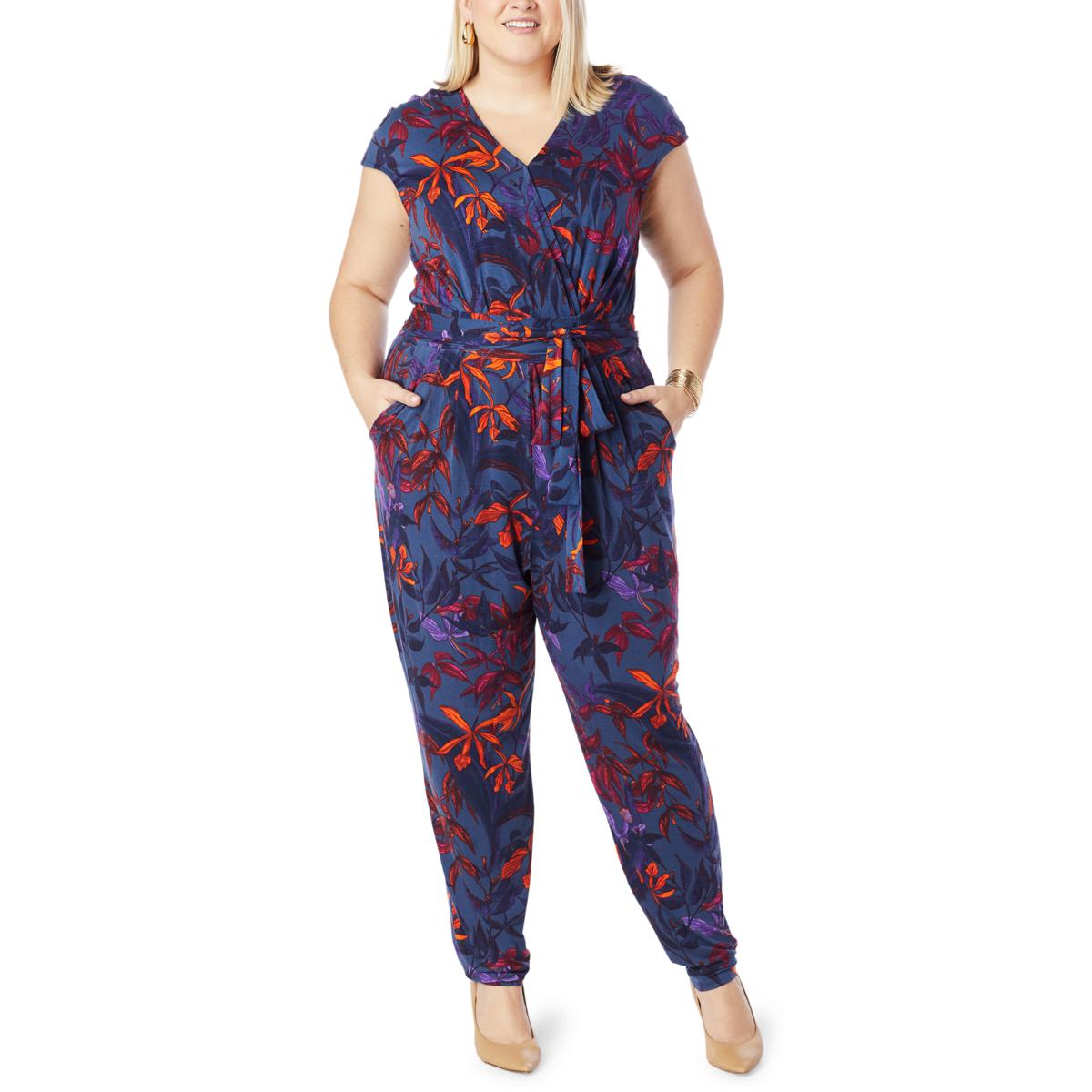 Colleen Lopez Wrap Tie Knit Jumpsuit 20266753 HSN