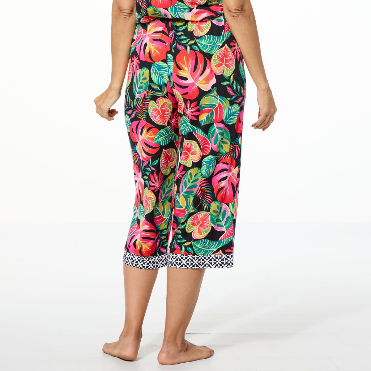 Comfort Code 2-piece Peached Jersey Knit Twin-Print PJ Set | HSN