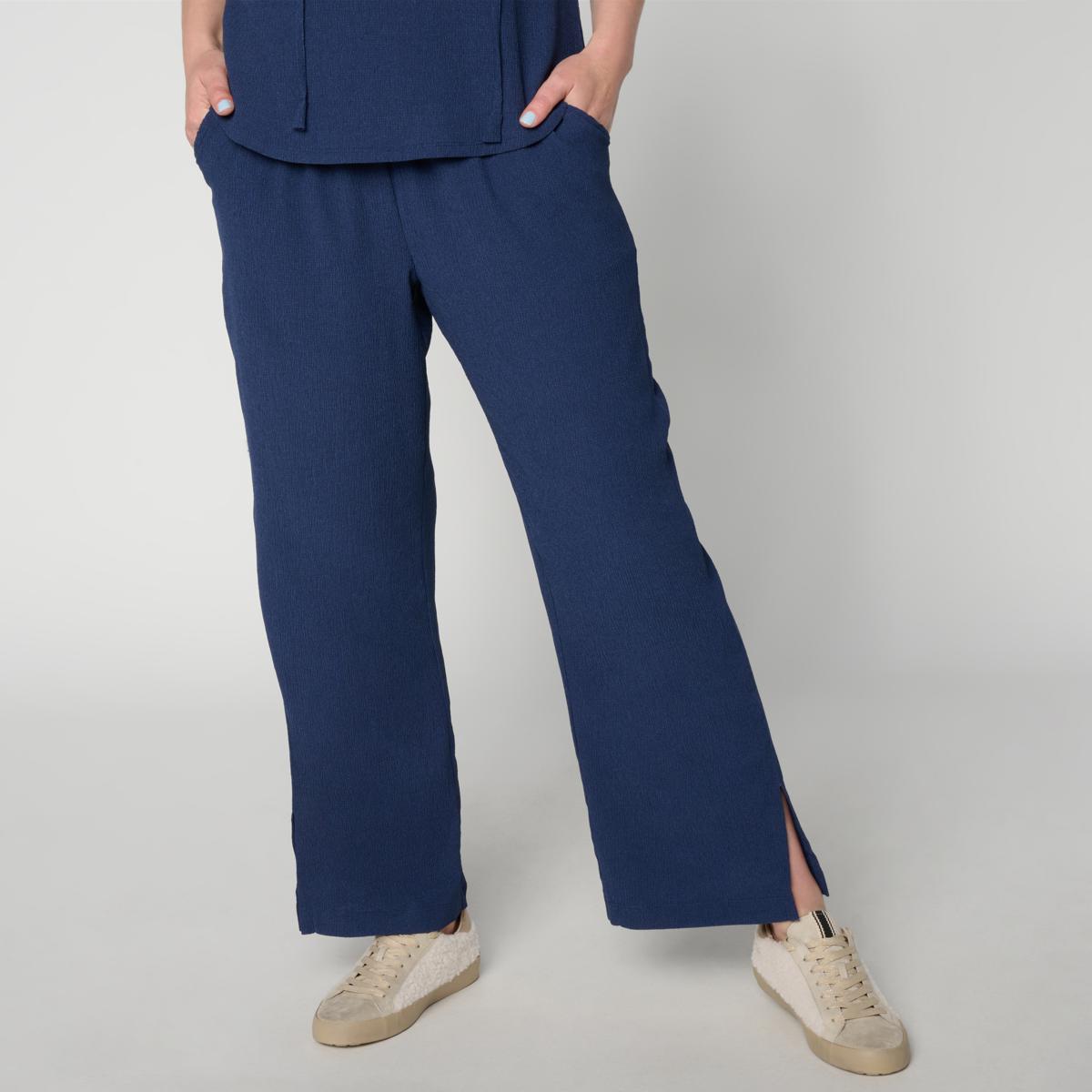 Comfort Code Crinkle Crepe Lounge Pant | HSN