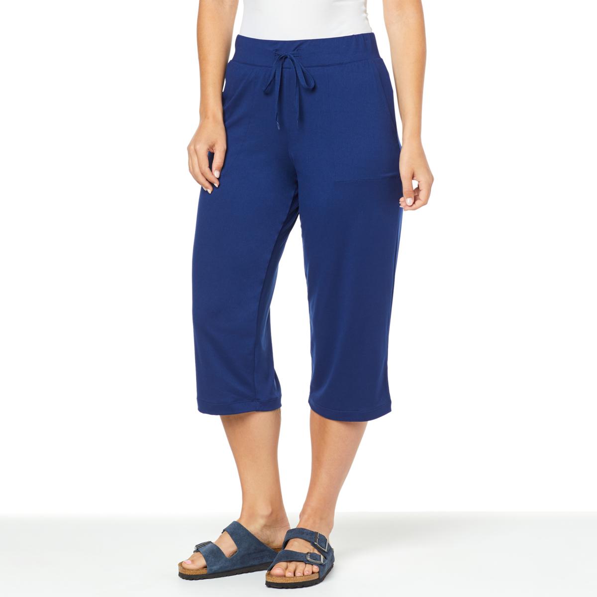 Wide Leg Crop Athletic Pants