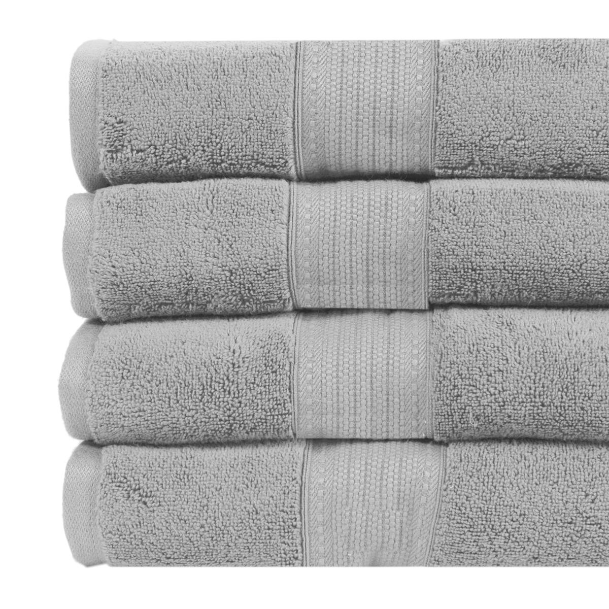 Concierge Collection Rayon Cotton Bath Towels 4 pack