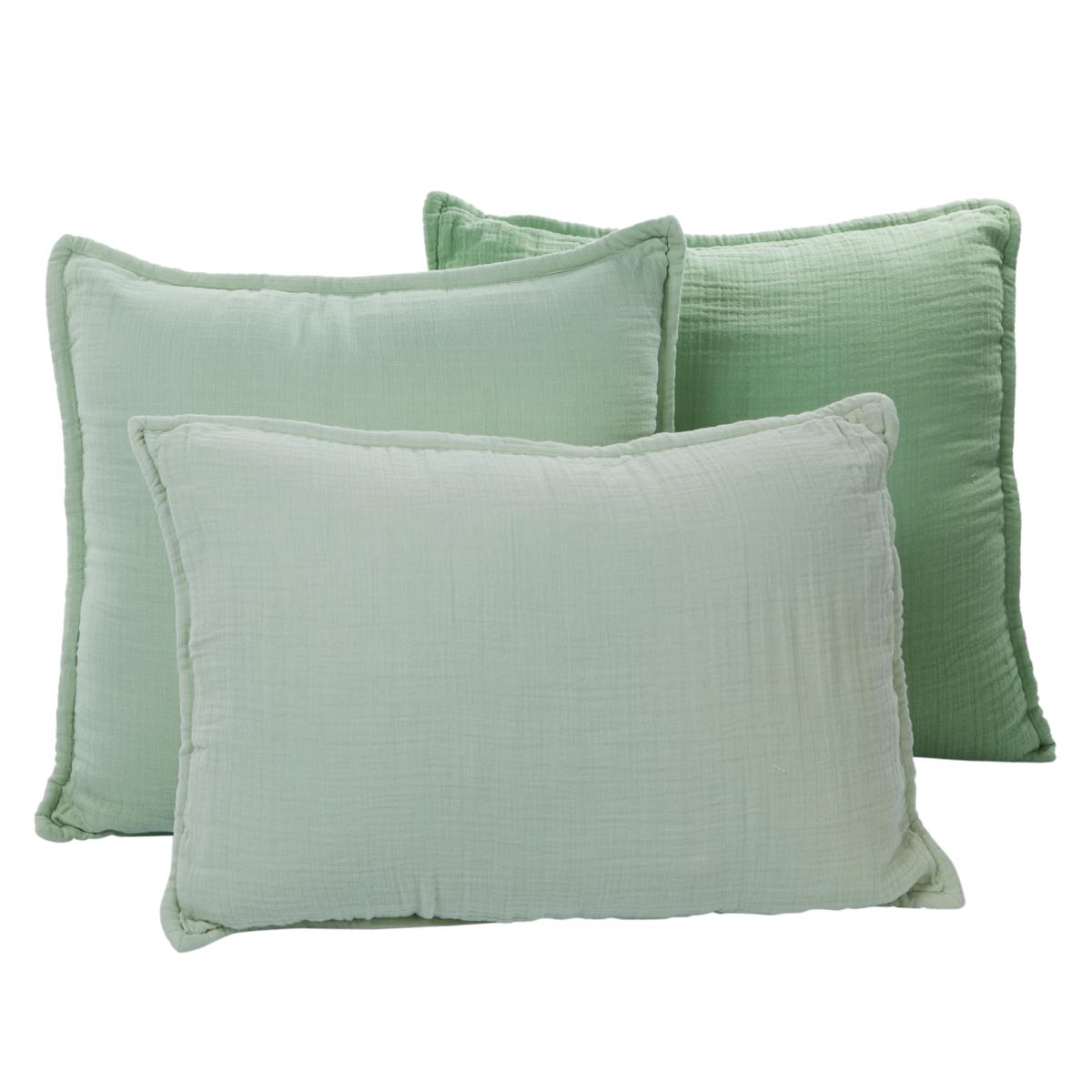 Organic Muslin 20 Throw Pillowcase