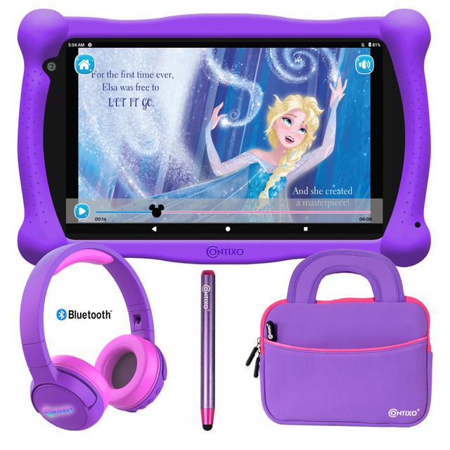 Contixo 7 inch V10 Kids Learning Tablet Bundle