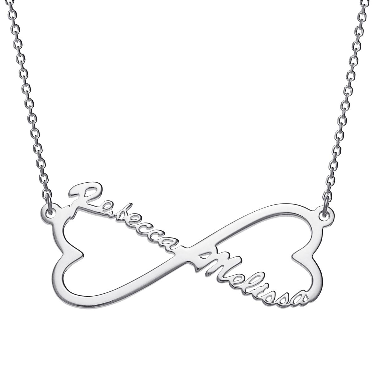 Couples infinity sale necklace