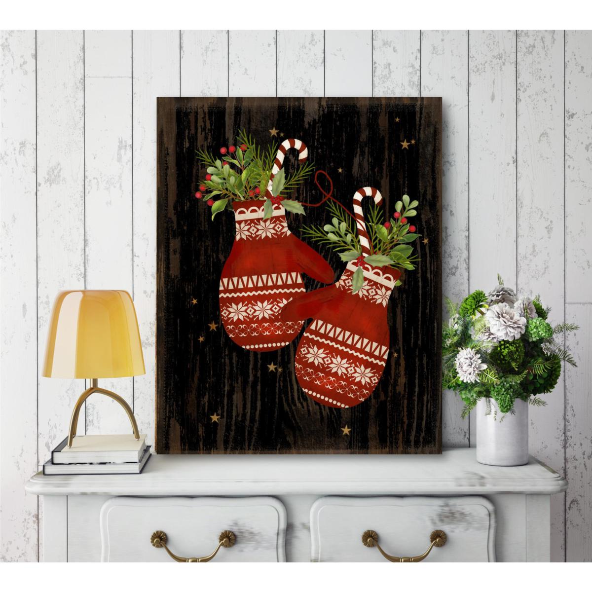 Courtside Market Christmas Woodland IV 16x20 Canvas Wall Art