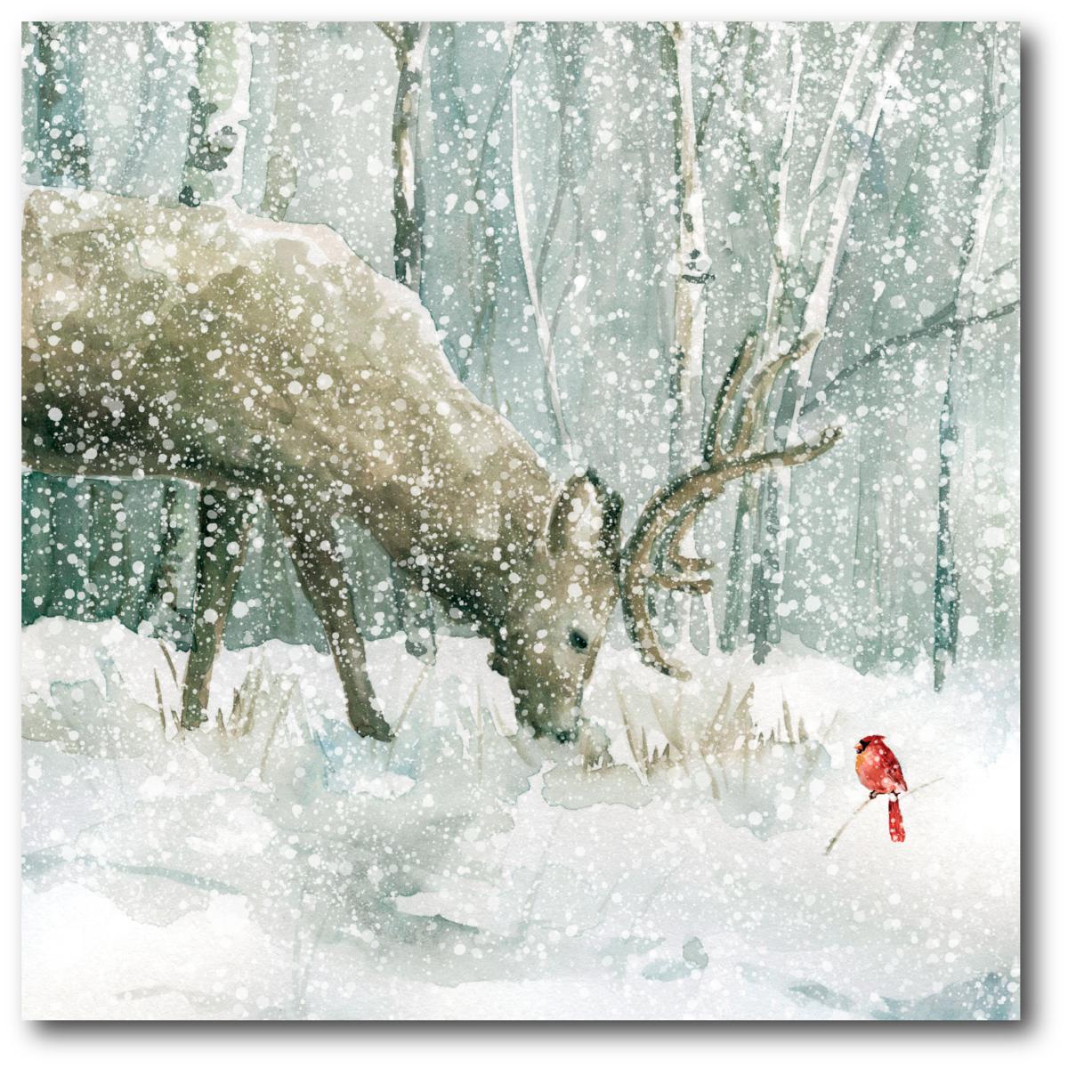 Courtside Market Winter Wonderland 30x40 Canvas Wall Art