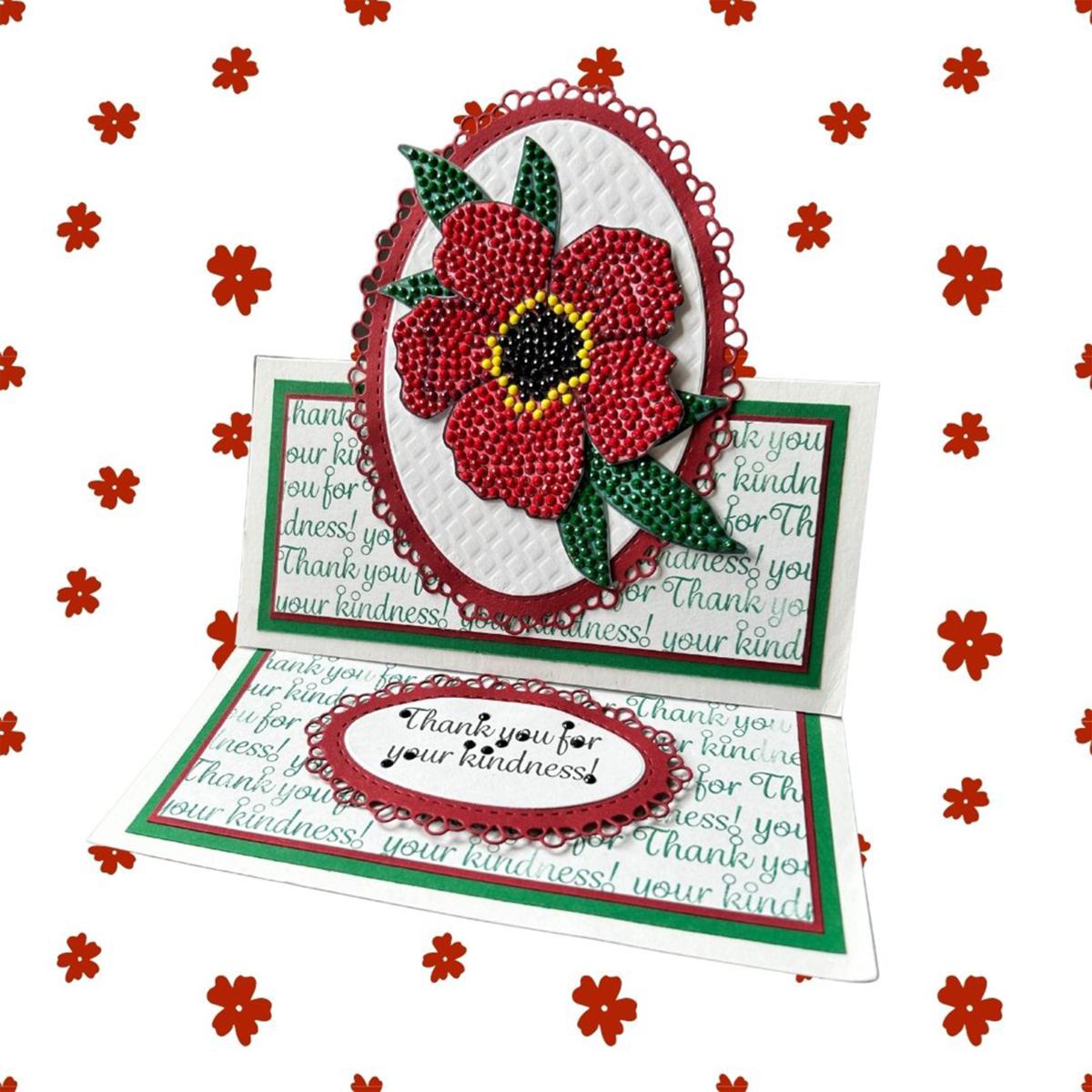 Craft Buddy Traditional Christmas Crystal Art Card-Making Kit