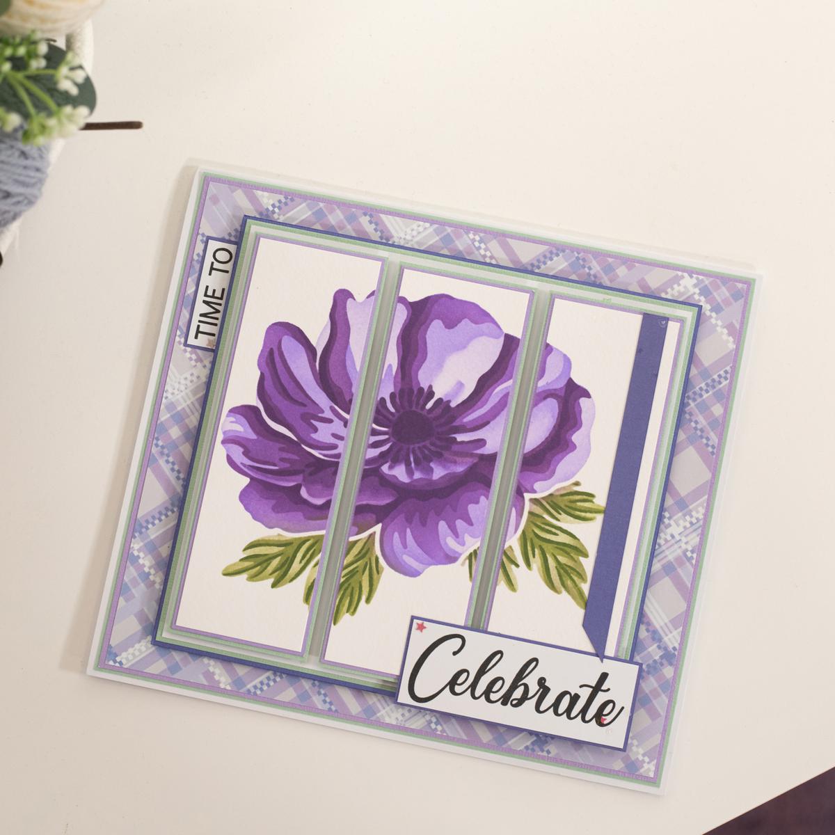 Crafter's Companion Anemone Floral Layering Stencil, Stamp & Ink Crafter's Companion Anemone Floral Layering Stencil, Stamp & Ink