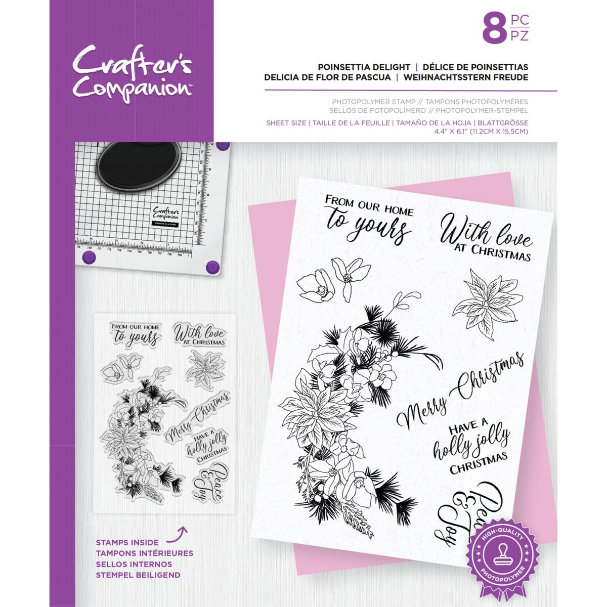 Crafter's Companion Christmas Floral Decoupage Set