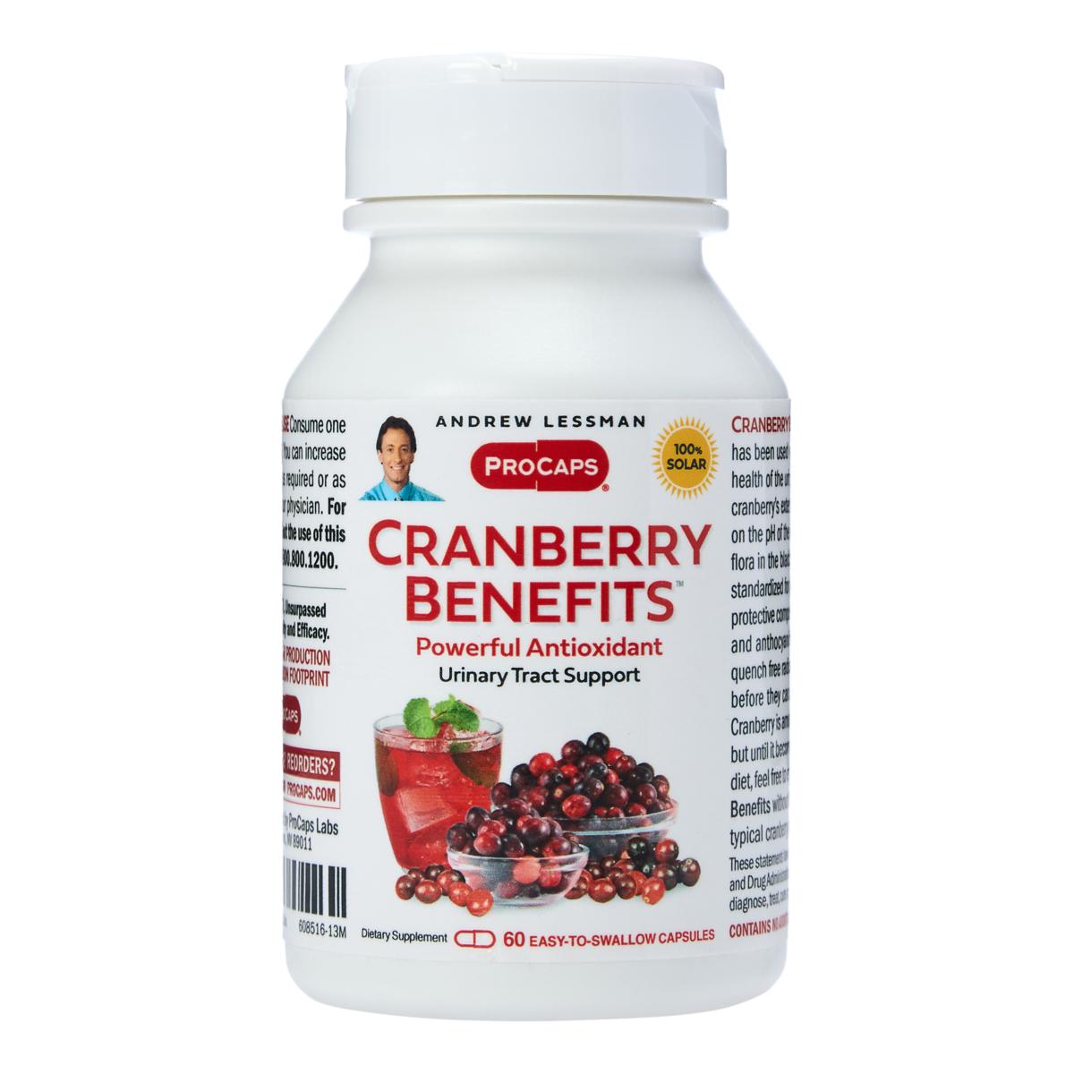 Cranberry Benefits 60 Capsules 21046613 HSN